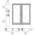 CRL-U.S. Aluminum Clear Anodized Custom Pair Series 604 Blast Resistant Butt Hinge Entrance Doors for Surface Mount Door Closers