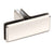 CRL Polished Nickel Beveled Style 90º Glass-to-Glass T-Juntion Clamp