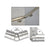 CRL Polished Stainless Adjustable Corner for 2" Tubing