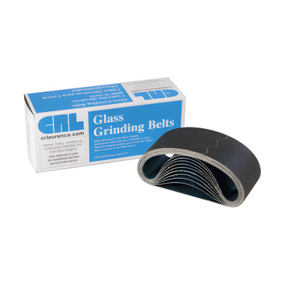 CRL 3" x 18" 220X Grit Glass Grinding Belt for Portable Sanders - 10/Bx