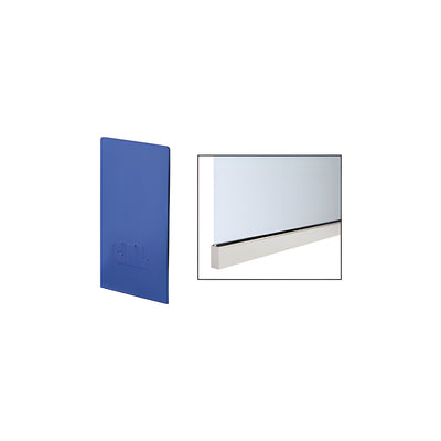 CRL Painted End Cap for W5B Series Windscreen and Smoke Baffle Base Shoe