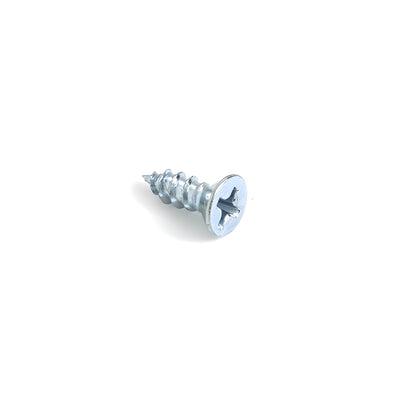 CRL-U.S. Aluminum #8 x 1/2" Flat Head Phillips Sheet Metal Screw - 100/Pk