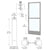 CRL-U.S. Aluminum Clear Anodized Custom Single Series 250 Narrow Stile Geared Hinge Entrance Door With Panic for Surface Mount Door Closer