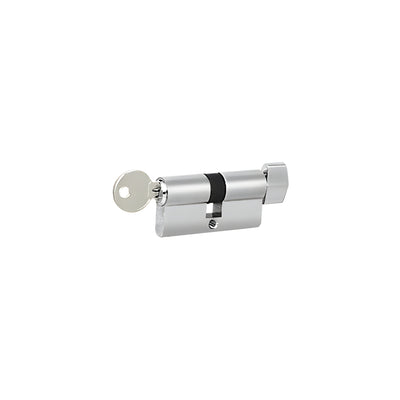 CRL Polished Stainless Keyed Cylinder Lock with Thumbturn