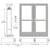 CRL-U.S. Aluminum Clear Anodized Custom Pair Series 550 Wide Stile Geared Hinge Entrance Doors With Panics for Surface Mount Door Closers