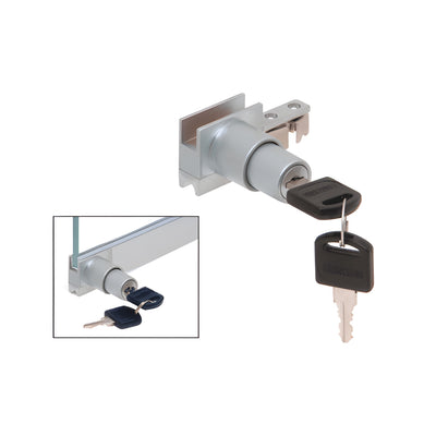 CRL Satin Anodized "Randomly Keyed" Lock for S710 Security H-Bar