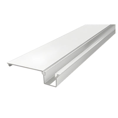 CRL-U.S. Aluminum White KYNAR® Paint Door Jamb/Vertical Flat Filler - 21'-8"