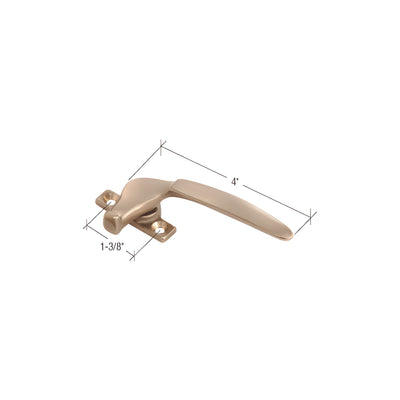 CRL Satin Brass Cam Handle - Right Hand
