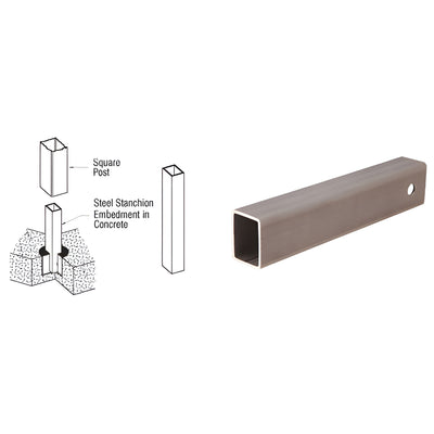 CRL Custom Stainless Steel Core Mount Stanchion