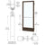 CRL-U.S. Aluminum Bronze Black Anodized Custom Single 36" x 84" Series 250 Narrow Stile Butt Hinge Entrance Door for OHCC