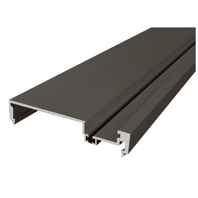 CRL-U.S. Aluminum Heavy-Duty 6" Male Split Mullion, Thermally Improved, Dark Bronze Anodic- 24'-2"