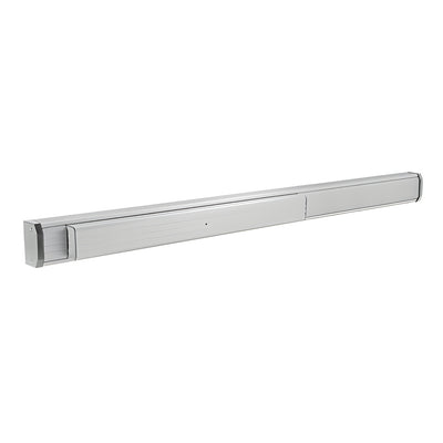 CRL Satin Aluminum 48" Jackson® 1285 Push Pad Concealed Vertical Rod Left Hand Reverse Bevel Panic Exit Device with 7' Rod and Case