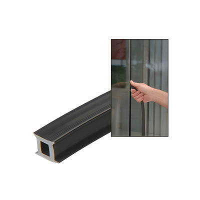 CRL Black 1/4" EZ GLAZE Soundstrip Extruded Silicone Gasket