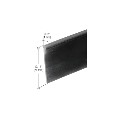 CRL Black Type Shower Door Bottom 'T' Seal and Wipe