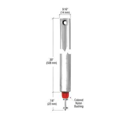 CRL 20" Tubular Spiral Tilt Window Balance Red Bushing