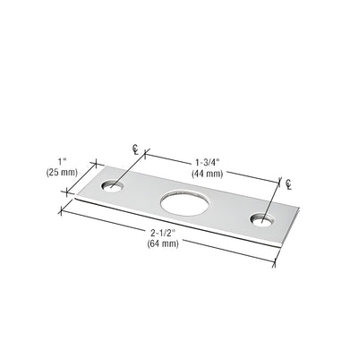 CRL Clear Anodized Strike Plate