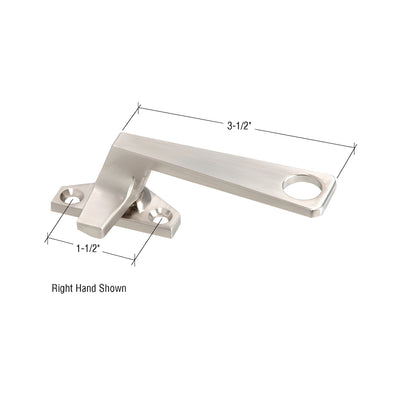CRL RH Casement Locking Handle 1-1/2" Screw Holes