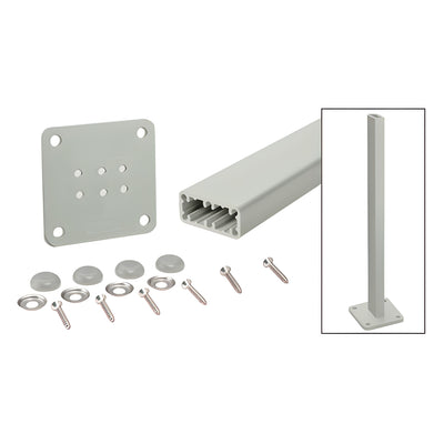 CRL Clear Anodized Trim-Line 36" Surface Mount Post Kit