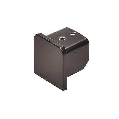 CRL Matte Black L10 Series End Cap for 21.52 mm U-Channel Cap Railing
