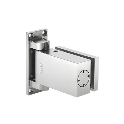 CRL Satin Anodized Vernon Oil Dynamic 8060 'All-Glass' Commercial Door Hinge - Hold Open