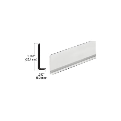 CRL Brite Anodized Aluminum 1/4" L-Bar Extrusion