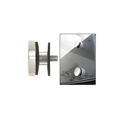 CRL 316 Polished Stainless 2" RSOB Replacement Standoff Flat Cap Assembly