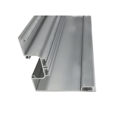 CRL-U.S. Aluminum Clear Anodized 90 Corner, Male Mullion, Dual Thermally Improved - 24'-3"
