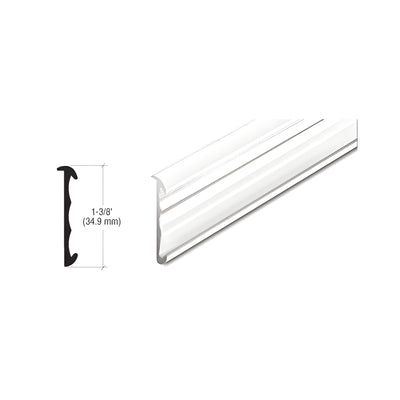 CRL White Price Tag Molding Extrusion
