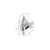 CRL Chrome Slide Latch for Restroom Partitions