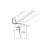 CRL 95" Clear Poly U-Channel with 1-3/4" (44 mm) Fin for 1/2" Glass