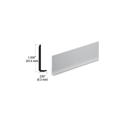 CRL Satin Anodized Aluminum 1/4" L-Bar Extrusion