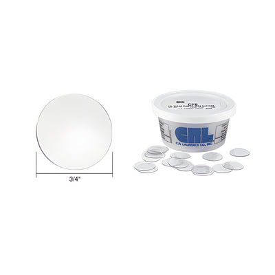 CRL Clear Plastic Desk Buttons