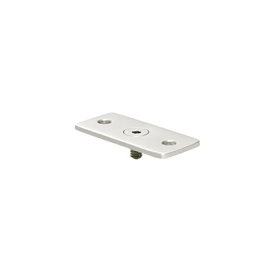 CRL Satin Anodized Optional Flat Hand Rail Adaptor Plate for Hand Railing Bracket