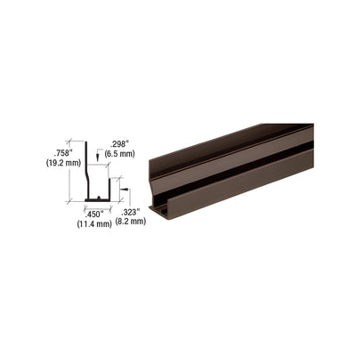 CRL Duranodic Bronze Aluminum FHA Type J-Channel