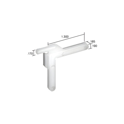 CRL Swivel Key - 1.30" Leg; .185" Width - 20/Pk