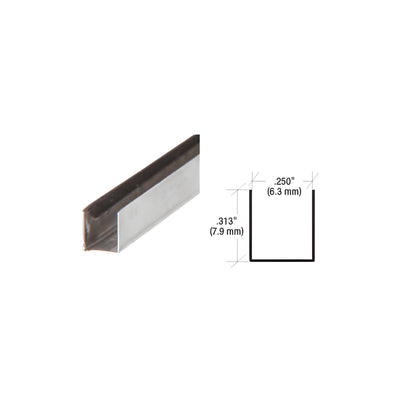 CRL 1/4" x 5/16" Stainless Steel Edge Molding