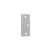 CRL 3-1/2" Hinge Filler 1/4" Radius Dull Chrome