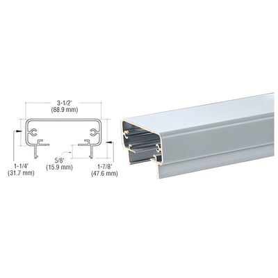 CRL Mill 200 Series 241" Long Top Rail