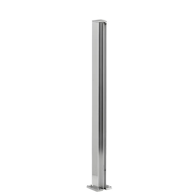 CRL Brite Anodized 24" End Design Series Partition Post
