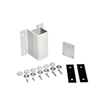 CRL Sky White 180 Degree Center/End Fascia Mount Bracket