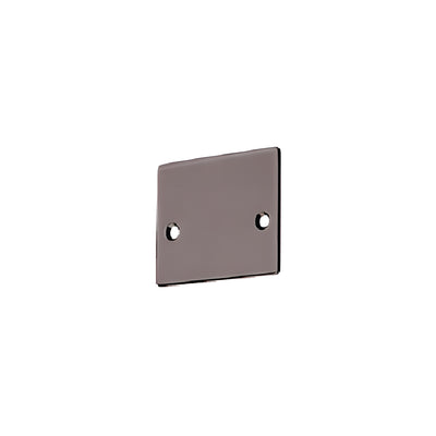 CRL Black Bronze Anodized End Cap with Screws for NH2 Series Wide U-Channel