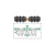 CRL Black Double Glass Shelf Support