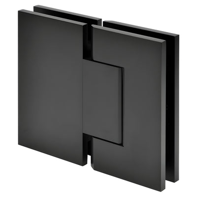 CRL Trento Matte Black 180° Glass-to-Glass Shower Door Hinge