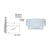 CRL Mill 200 Series Wall Mount End Cap