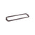 CRL Oil Rubbed Bronze 12" BM Series Back-to-Back Tubular Towel Bars With Metal Washers