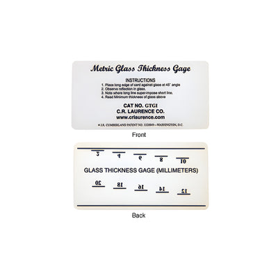 CRL Metric Glass Thickness Gauge
