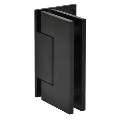 CRL Matte Black Trento Offset Back Plate Hinge