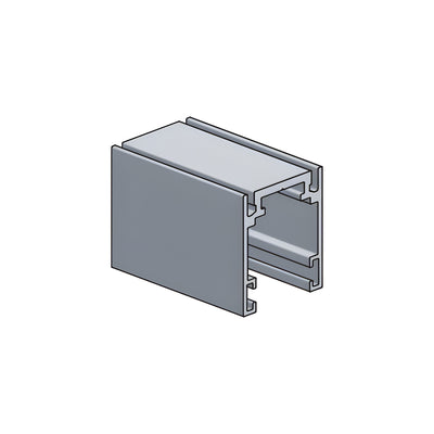 CRL Fallbrook Satin Anodized Ceiling Top Frame Fixed Profile