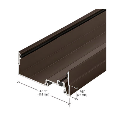 CRL-U.S. Aluminum Male Expansion Mullion, Thermally Improved, Bronze Black Anodized - 24'-2"