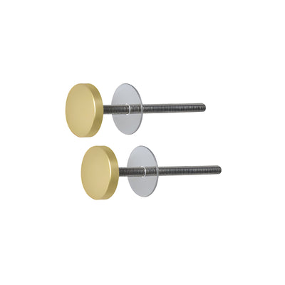 CRL Satin Brass Cologne Low Profile Stud Replacement Set
